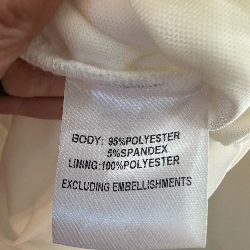 NWT Princess Polly One Shoulder White Dress Size 6 - Picture 3 of 6